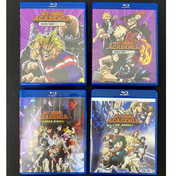 My Hero Academia Blu-Ray & DVD Bundle: Seasons 1-3, Two Heroes, & Heroes Rising - Picture 8 of 14